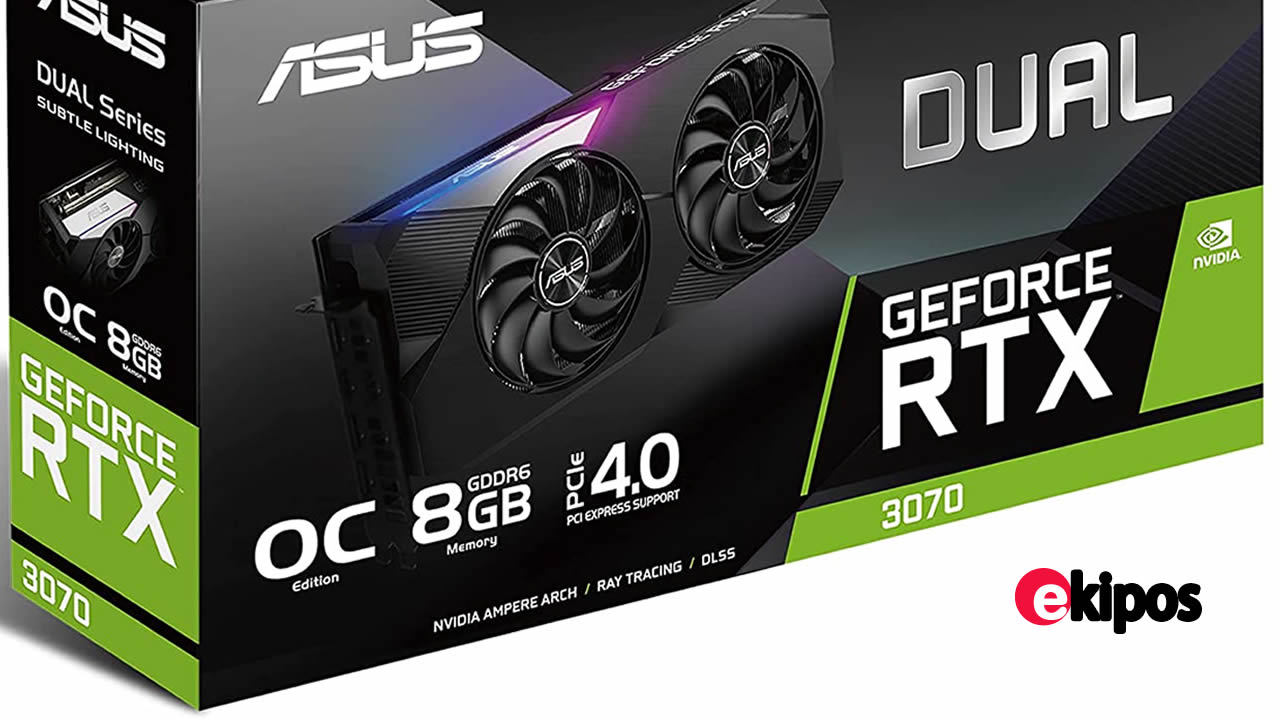 ASUS Dual GeForce RTX 3070 V2 OC Edition 8GB GDDR6