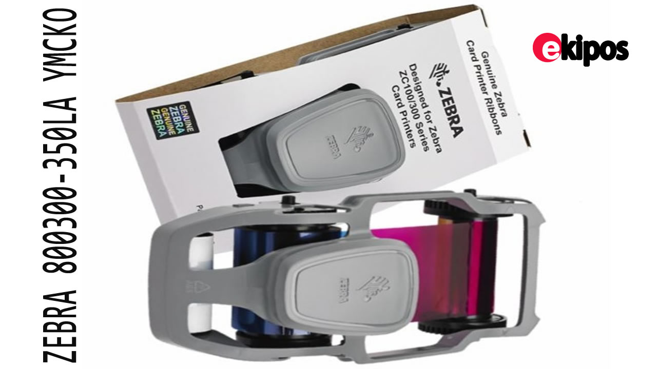 Zebra 800300 350LA RBN YMCKO   200IMG     