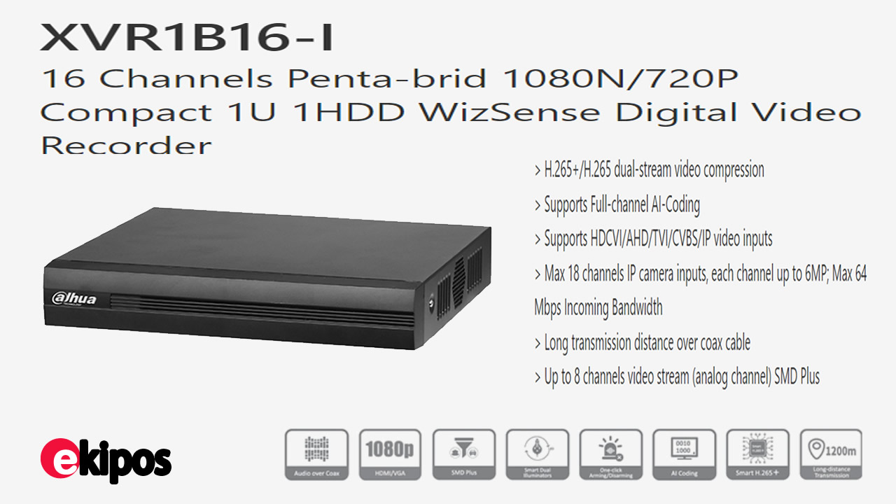Dahua DH-XVR1B16-I  