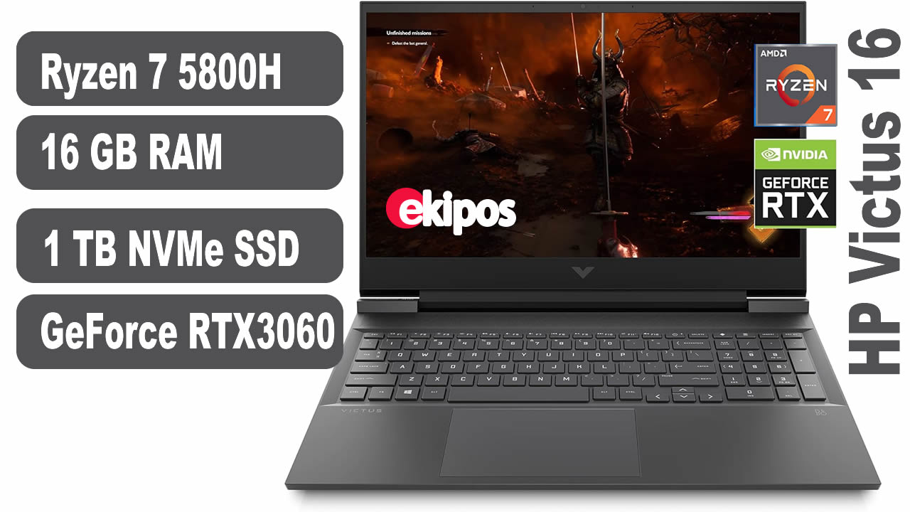 HP Victus 16   16.1/R7-5800H    