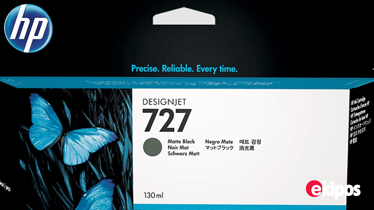 HP 727 NEGRO MATE 130ML      