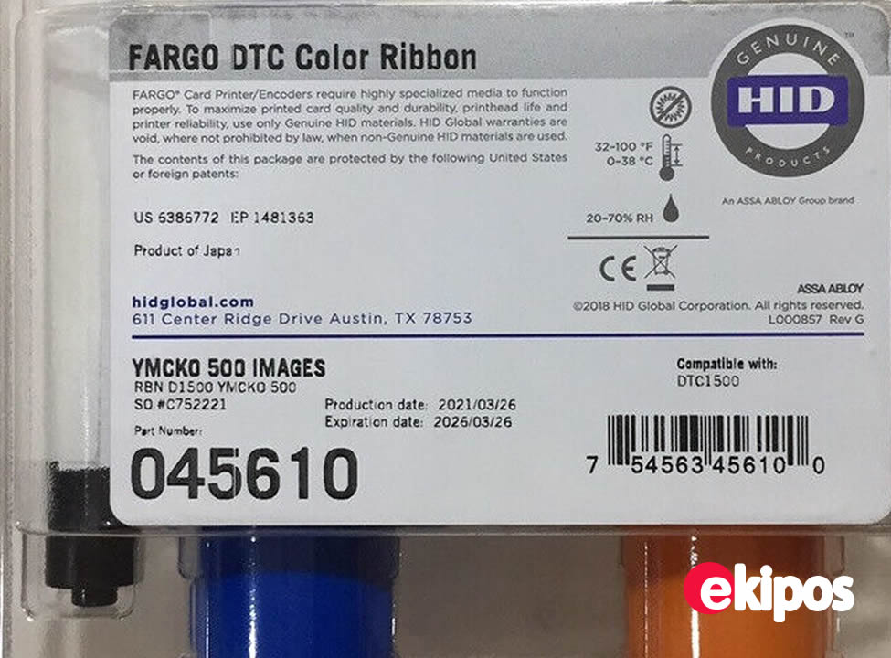 HID Fargo 45610 DTC1500 