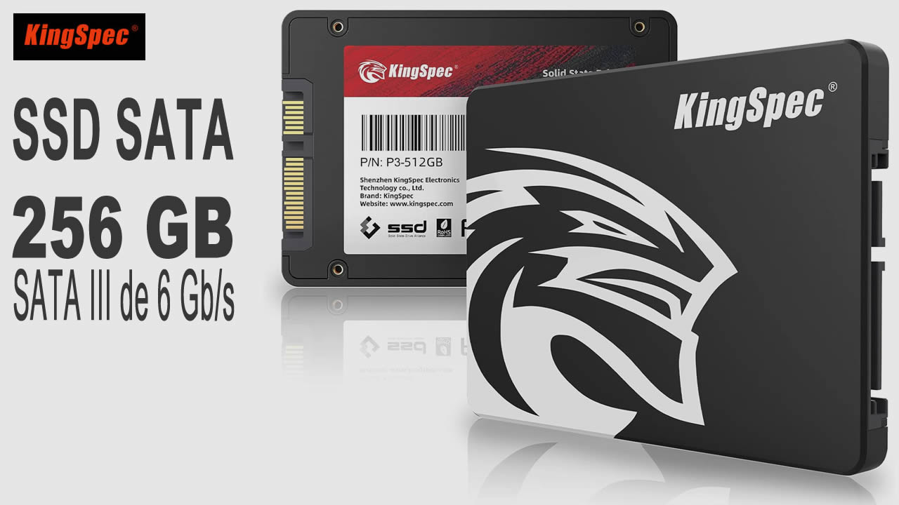 KingSpec  SSD SATA de 256 GB     