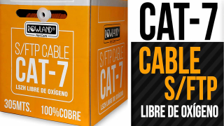  Rowland CAT 7 Cable MegaLine F6-90 S/FTP flex 900 MHz H 4x2xAWG 27/7 red        