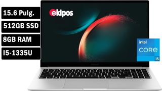 Samsung Galaxy Book3 Pro – Pantalla 15,6 pulgadas FullHD (Procesador Intel® Core™ i5-1335U 8 GB RAM, 512GB HDD, Windows 11 Home Plus)- Teclado QWERTY Español NP750XFG-KB3CL