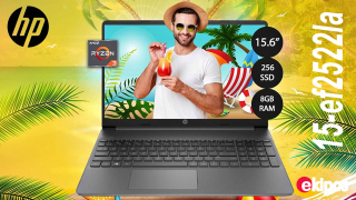 HP 15-EF2522LA (6G1Q1LA#ABM) AMD RYZEN 3 5300U | RAM 8GB DDR4 | SSD 256GB | PANTALLA 15.6 HD | FREEDOS