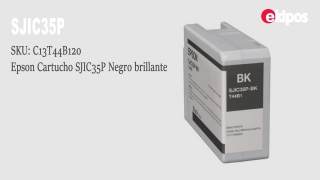 Epson Cartucho SJIC35P Negro brillante, para ColorWorks C6000 - C13T44B120