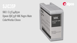 Epson SJIC35P  Negro Mate, para ColorWorks C6000 - 	C13T44B520