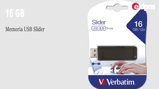 Verbatim Memoria USB Slider 16 GB