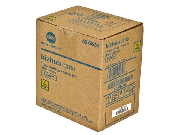 KONICA MINOLTA A0X5235 Yellow Original Toner