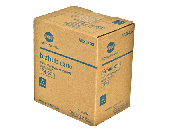 KONICA MINOLTA  A0X5435 Cyan Original Toner