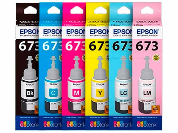 EPSON T673  Kit de 6 Tintas     