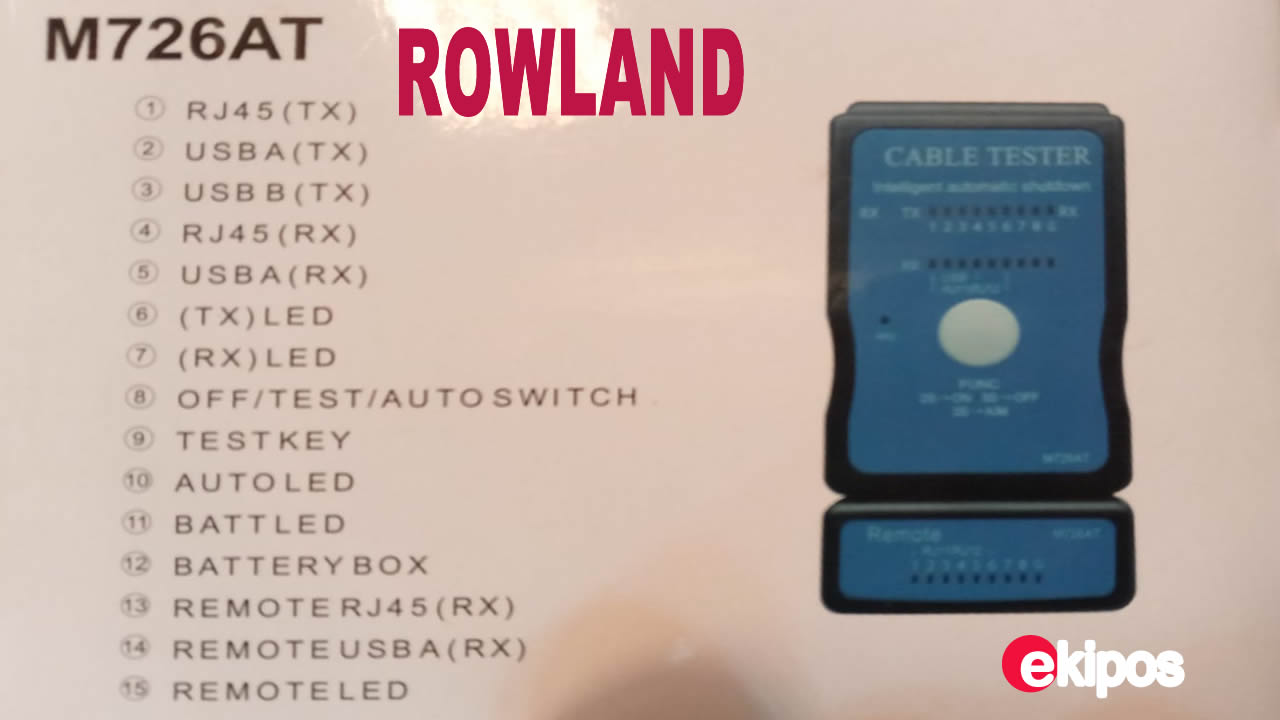 Rowland Cable Tester TX RX Remote