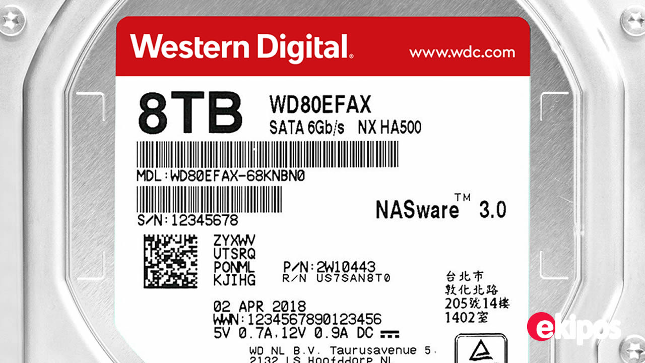 Western Digital WD Red WD80EFAX 8TB      