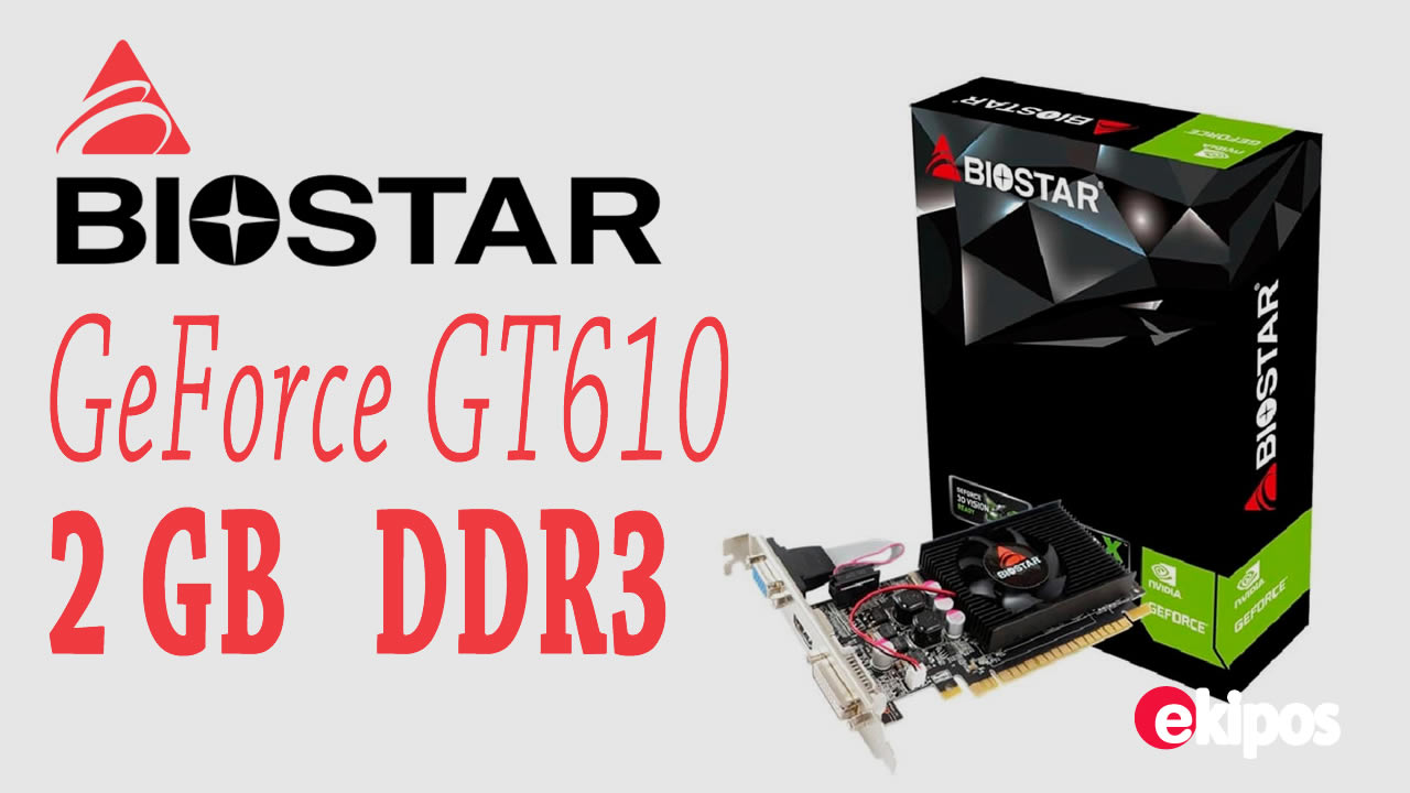 BIostar NVIDIA GeForce 610  2GB  DDR3    