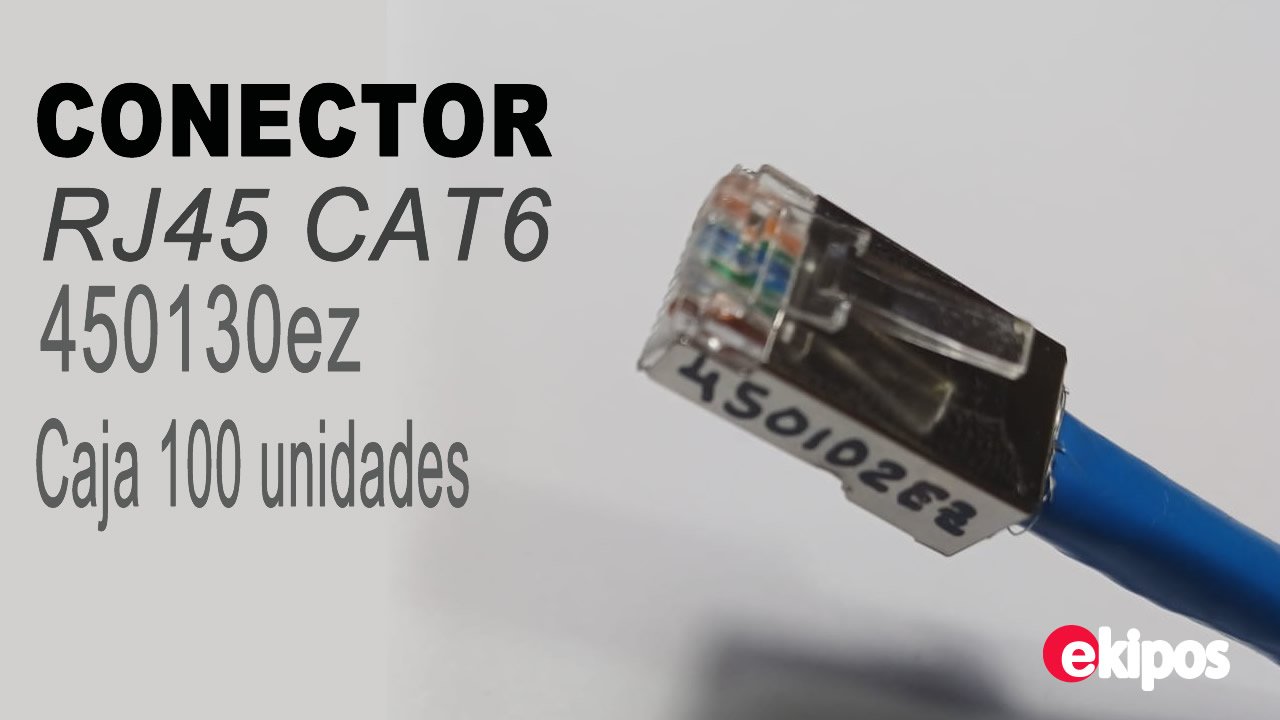 Rowland Cat 6A RJ45 Connector 450130ez  - Caja 100 Unid.    