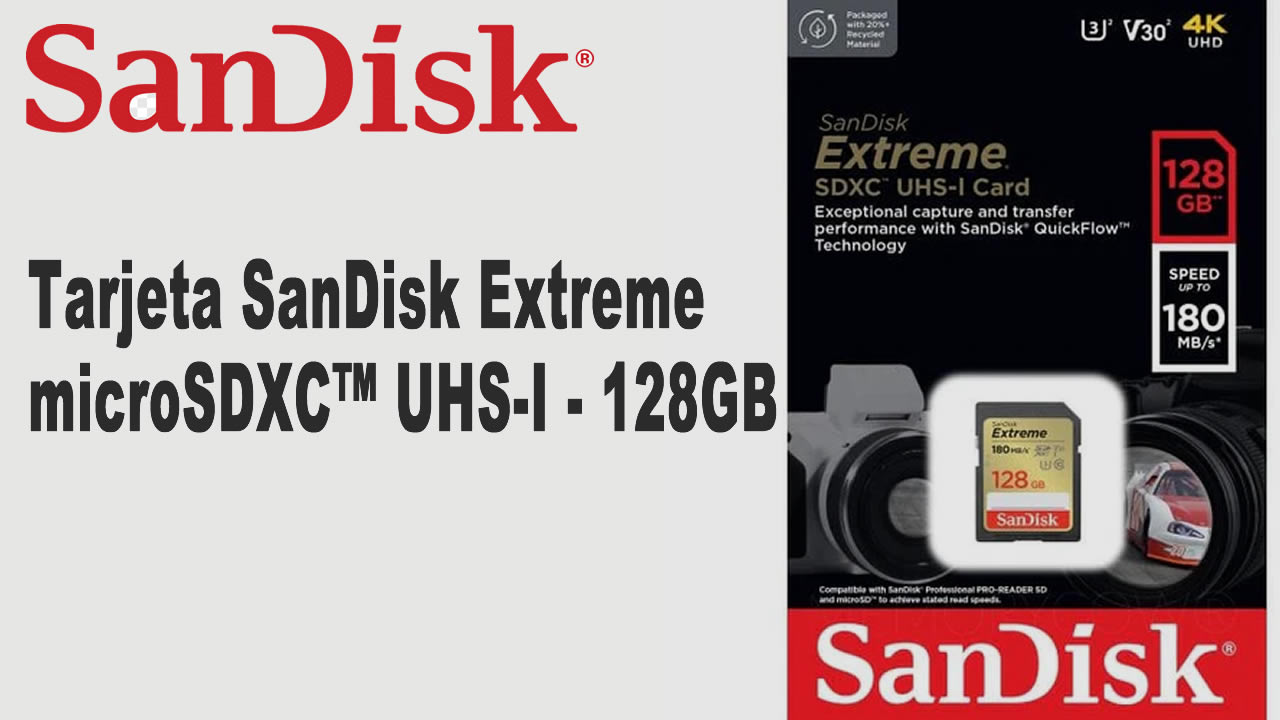 SanDisk Extreme 128GB 180speed     