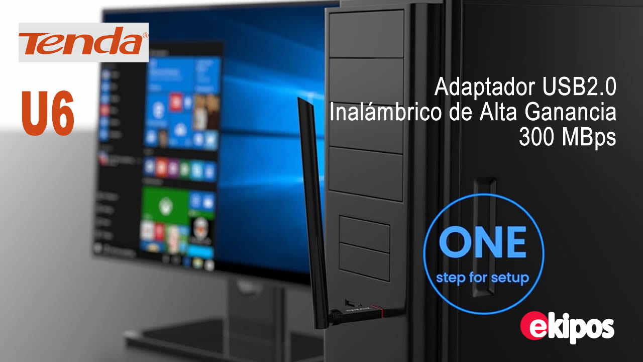 Tenda U6  Adaptador Adaptador USB inalámbrico   