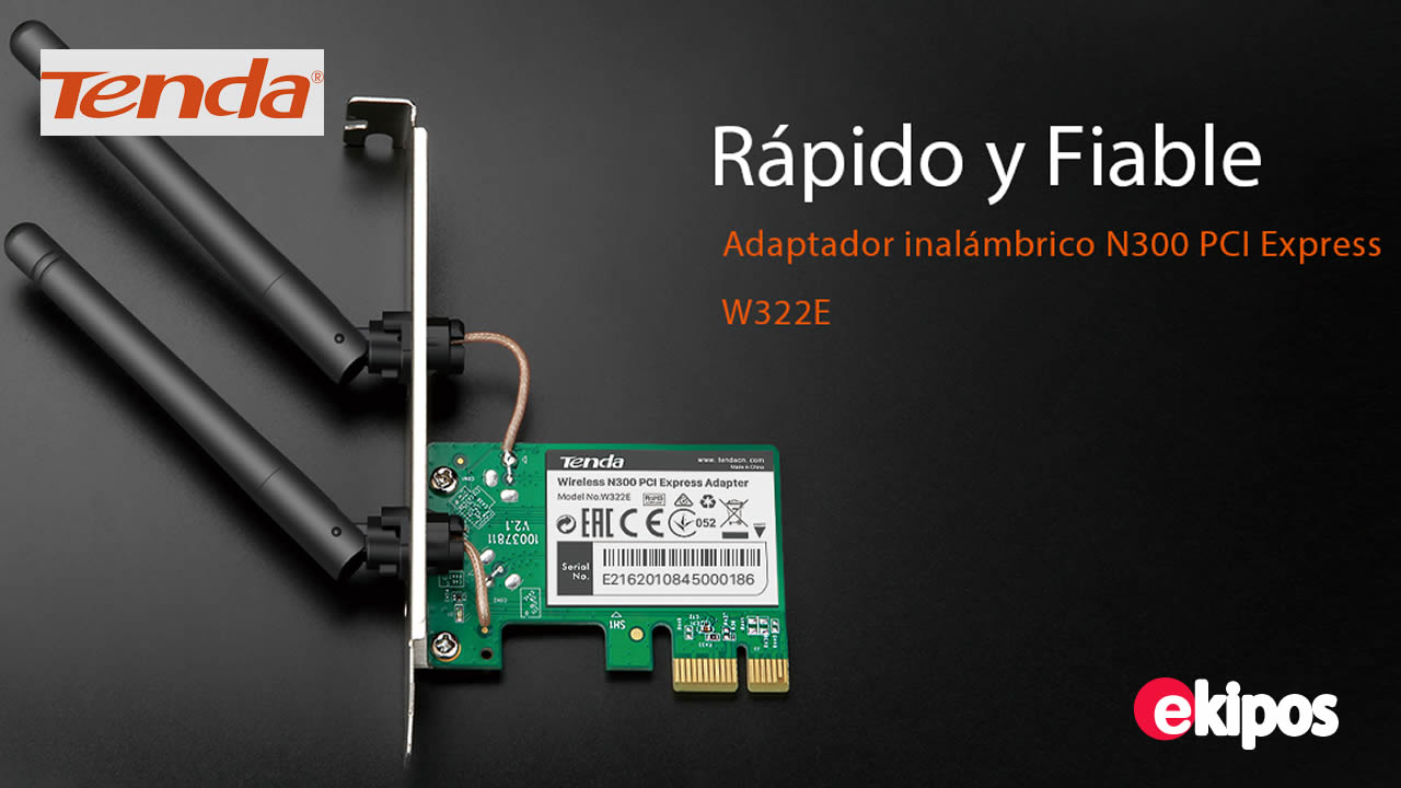 Tenda W322E 300MBPS PCI Express Adapter  