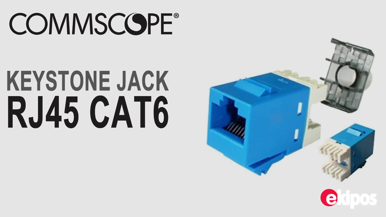COMMSCOPE Jack RJ-45 Cat 6 