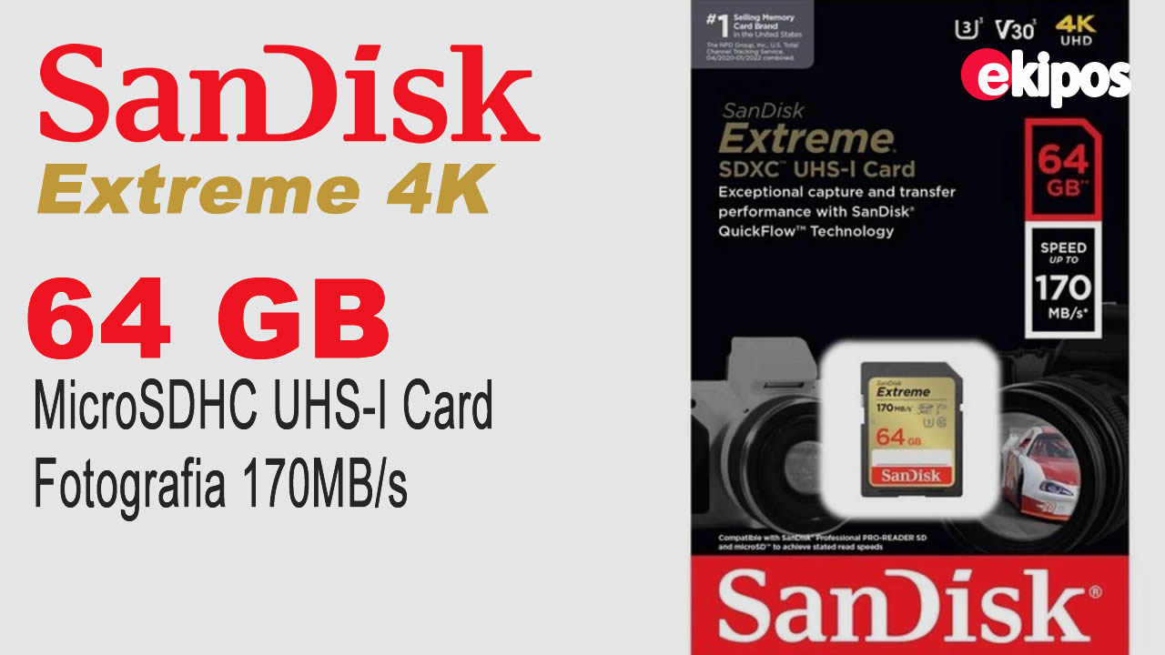 SanDisk xtreme 64GB 170MB/s  
