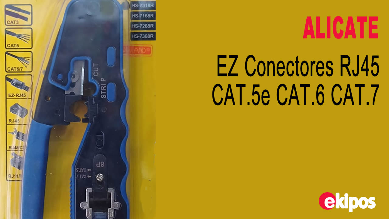 Rowland ALICATE CRIMPEADOR RJ45 CAT.5e CAT.6 CAT.7