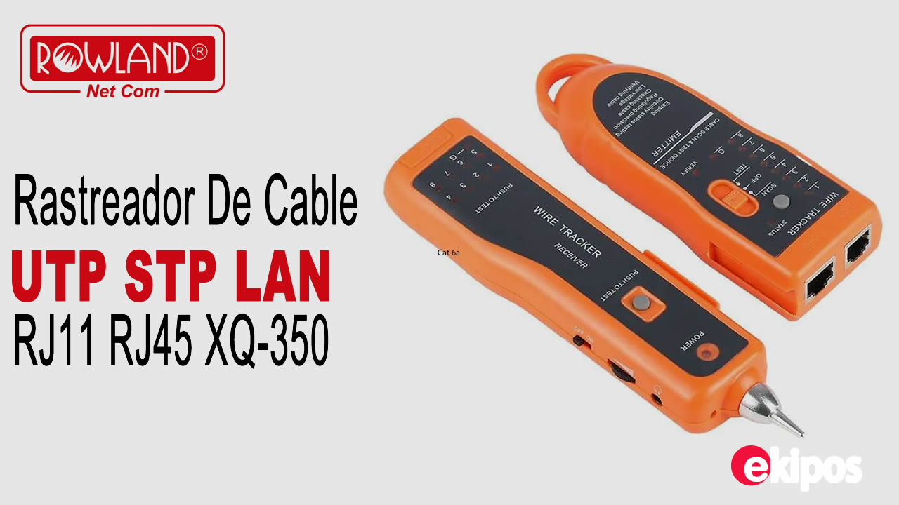 Rowland Rastreador De Cable UTP STP LAN RJ11 RJ45 XQ-350 