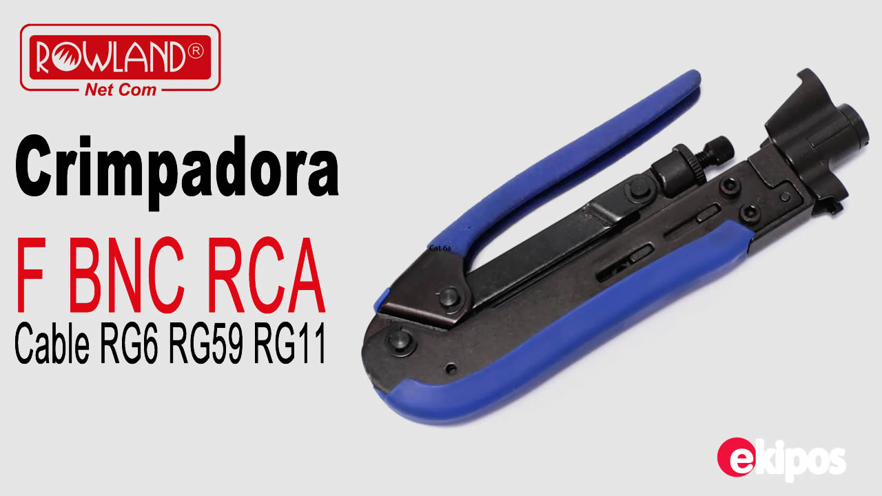 Rowland Cimpadora conector RG6 RG59 RG11 