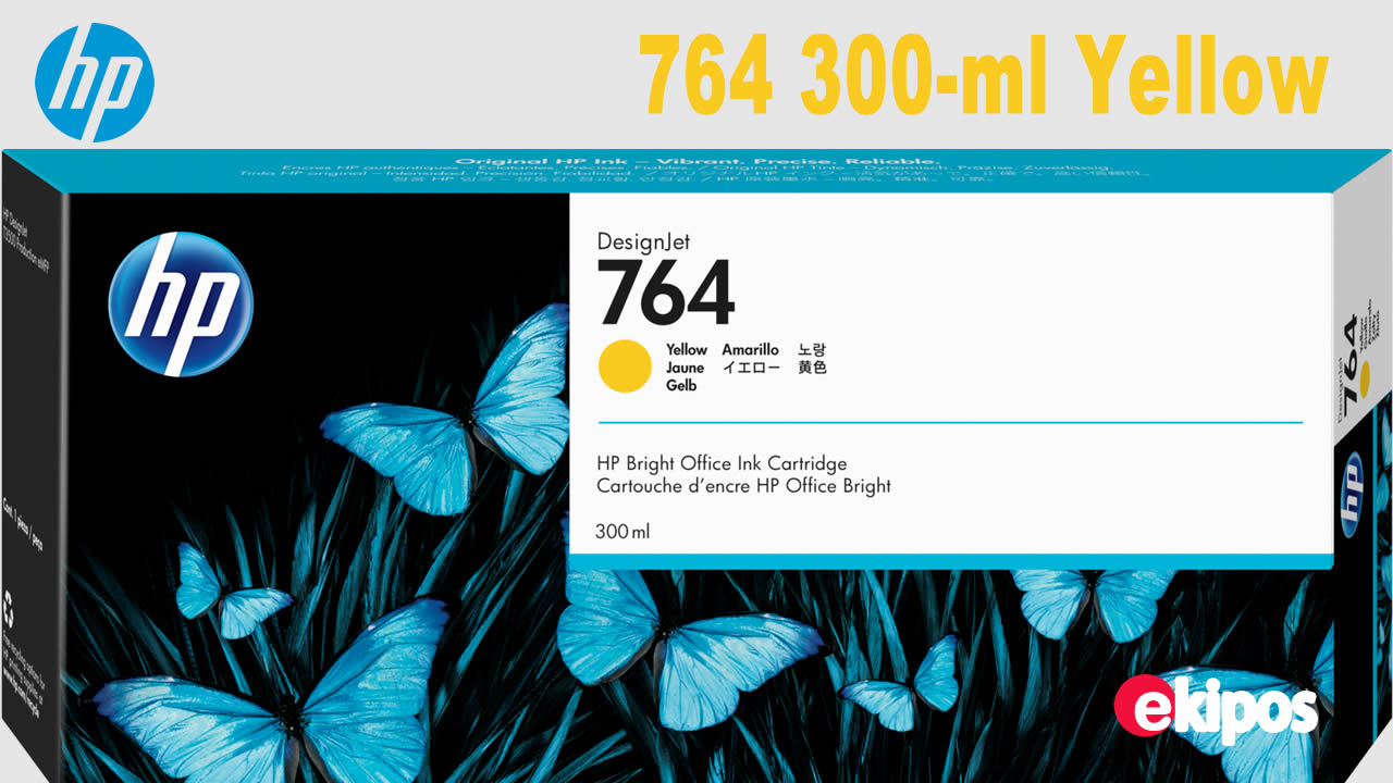 HP 764 Yellow 300-ml 