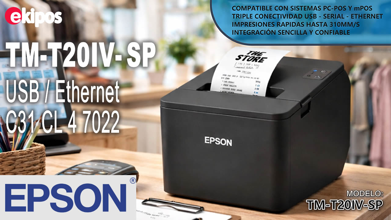 EPSON TM-T20IV-SP USB / Red /  Serial  