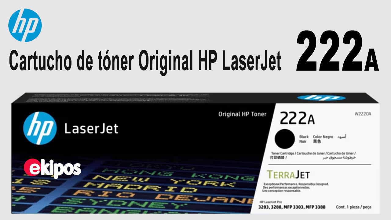 HP 222A Negro       