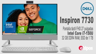 Dell Inspiron 7730 - Escritorio todo en uno, pantalla táctil FHD de 27 pulgadas, Intel Core 7-150U, 32 GB DDR4 RAM, 1 TB SSD, NVIDIA GeForce MX570A 2GB GDDR6, Windows 11    