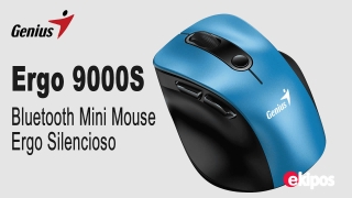Genius Ergo 9000S Inalámbrico Bluetooth Mini Mouse Ergo Silencioso