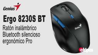 Genius Ergo 8230S BT Ratón inalámbrico Bluetooth silencioso ergonómico Pro