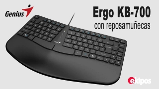 Genius Ergo KB-700 Teclado Ergonómico con reposamuñecas 