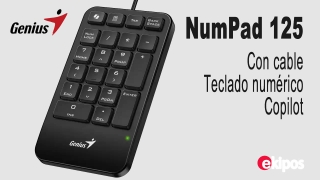 Genius NumPad 125 Con cable Teclado numérico Copilot