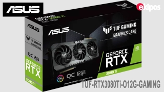ASUS TUF -  NVIDIA GeForce RTX 3080 Ti OC Edition para juegos (PCIe 4.0, 12 GB GDDR6X, HDMI 2.1, DisplayPort 1.4a, rodamientos de ventilador de doble bola, certificación de grado militar, GPU Tweak II